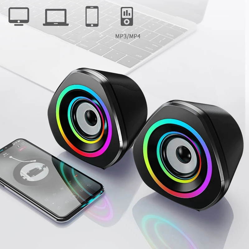 Новейший Звук 360 градусов Hi-Fi с Rgb-подсветкой | Электроника