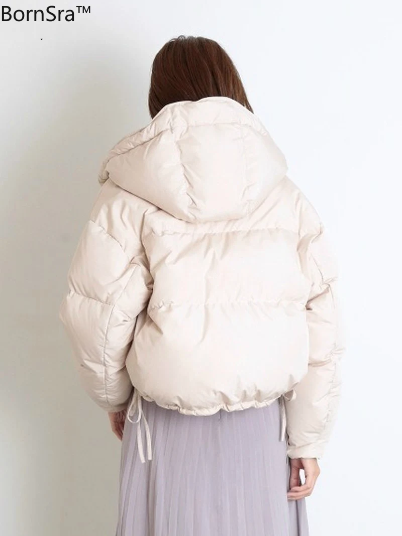 Bornsra 2020 Japan Style New Down Coats Autumn Winter Double Pockets Drawstring Hooded Parkas Casual White Duck Down Jacket
Bornsra 2020 Japan Style New Down Coats Autumn Winter Double Pockets Drawstring Hooded Parkas Casual White Duck Down Jacket