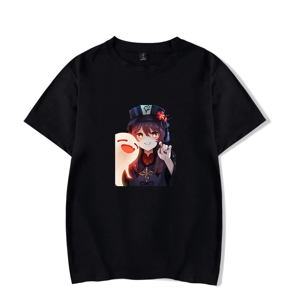 Kawaii Anime Genshin Impact Hu Tao Unisex T-shirts Men/Women Summer teen Fashion Streetwear Harajuku Casual Cartoon Clothes Tops
Kawaii Anime Genshin Impact Hu Tao Unisex T-shirts Men/Women Summer teen Fashion Streetwear Harajuku Casual Cartoon Clothes Tops