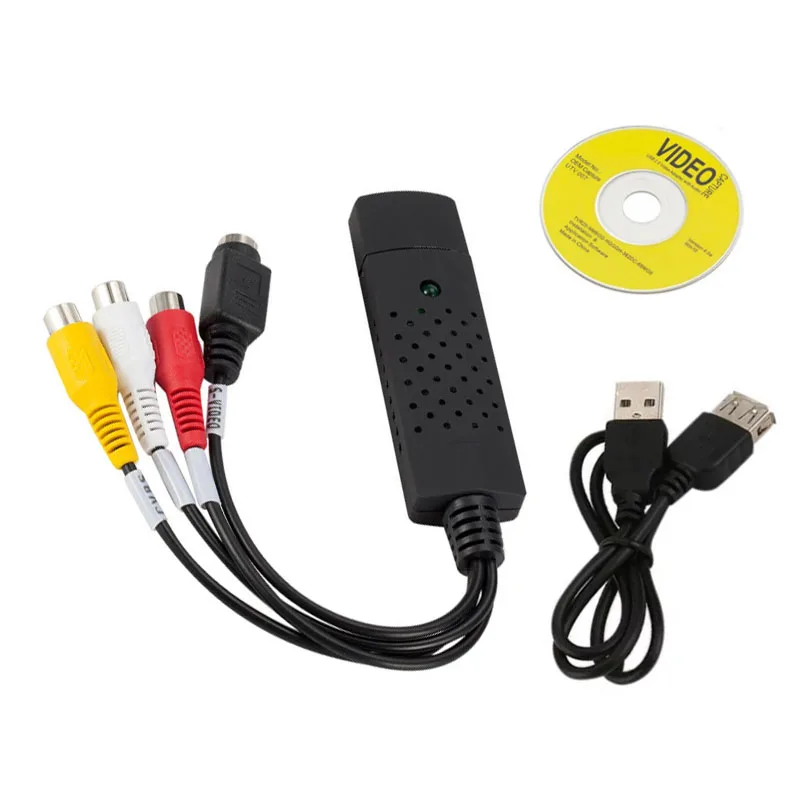 USB2.0 Audio Video Capture Card TV Tuner VHS To DVD Video Capture Converter For Win7/8/XP/Vista with USB Cable
USB2.0 Audio Video Capture Card TV Tuner VHS To DVD Video Capture Converter For Win7/8/XP/Vista with USB Cable