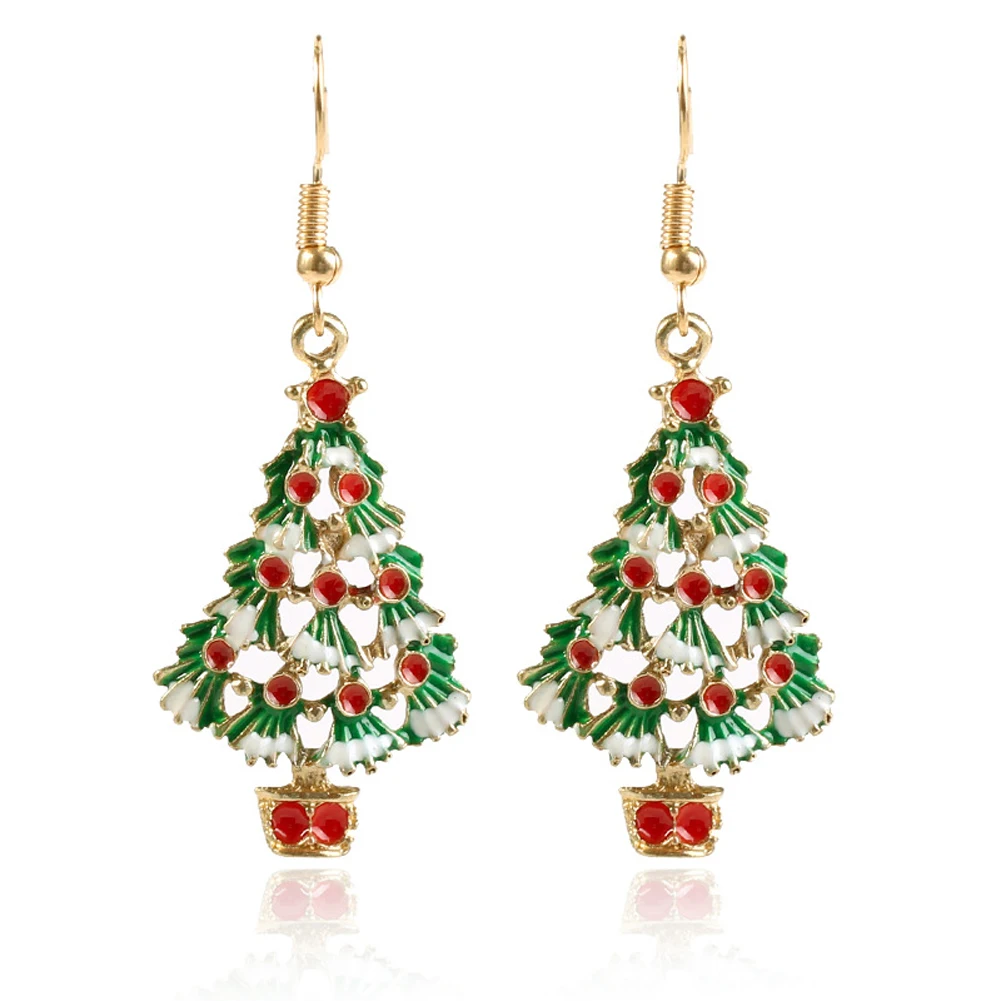 Christmas Earrings Zinc Alloy Festival Ornaments 1Pair Christmas Tree Earrings For Women Metal Stud Earring Fashion Gift jewelry
Christmas Earrings Zinc Alloy Festival Ornaments 1Pair Christmas Tree Earrings For Women Metal Stud Earring Fashion Gift jewelry