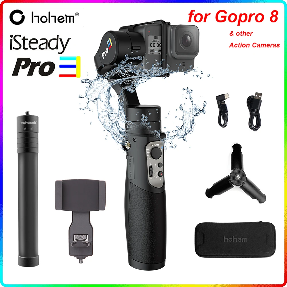 3-осевой ручной шарнир Hohem iSteady Pro 3 с защитой от брызг для экшн-камеры DJI Osmo Gopro Hero 8/7/6/5/4 SJCAM YI Cam RX0
3-осевой ручной шарнир Hohem iSteady Pro 3 с защитой от брызг для экшн-камеры DJI Osmo Gopro Hero 8/7/6/5/4 SJCAM YI Cam RX0