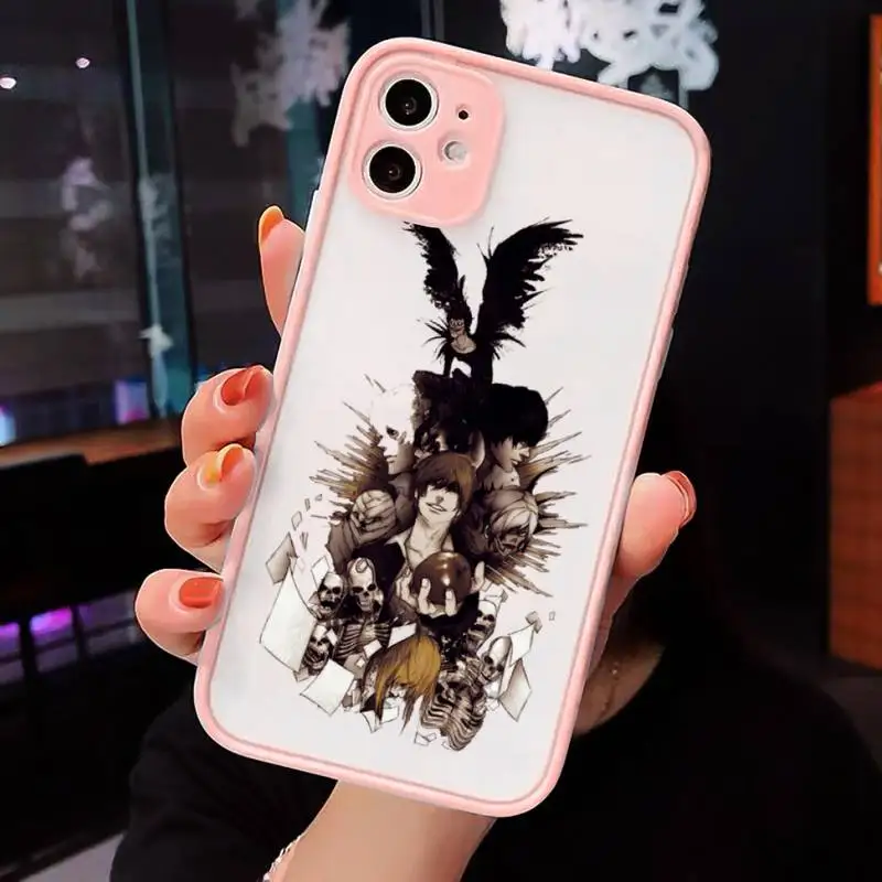 Death Note Japan anime Phone Cases matte transparent For iphone 7 8 11 12 plus mini x xs xr pro max cover
Death Note Japan anime Phone Cases matte transparent For iphone 7 8 11 12 plus mini x xs xr pro max cover
