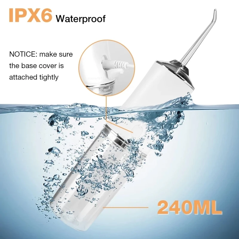Portable Oral Irrigator Electric Water Jet Floss Teeth Clean Portable Rechargeable teeth flosser waterpulse Dental Waterflosser
Portable Oral Irrigator Electric Water Jet Floss Teeth Clean Portable Rechargeable teeth flosser waterpulse Dental Waterflosser