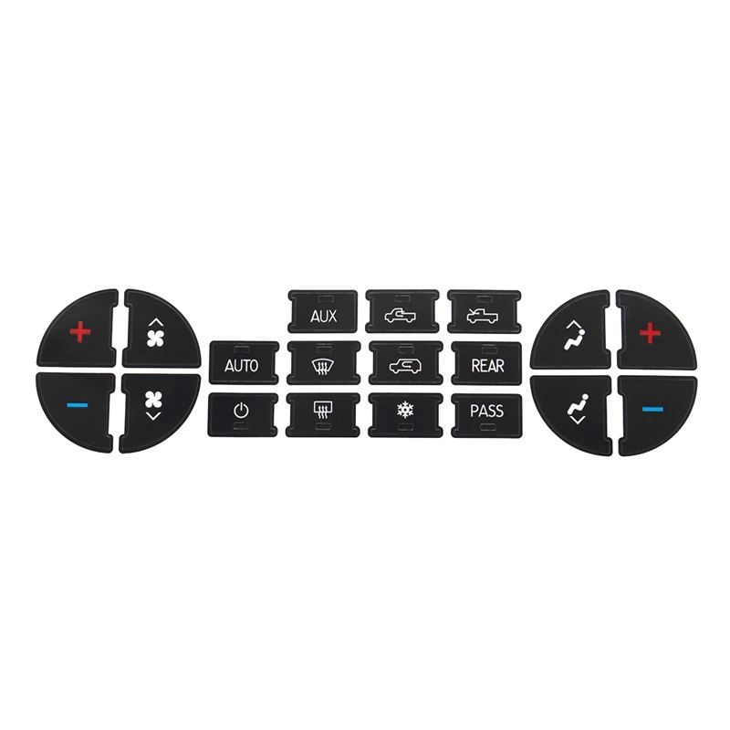 10 x AC Button Repair Kit Dash Replacement for Chevrolet 07-13 Vehicles Decal Stickers
10 x AC Button Repair Kit Dash Replacement for Chevrolet 07-13 Vehicles Decal Stickers