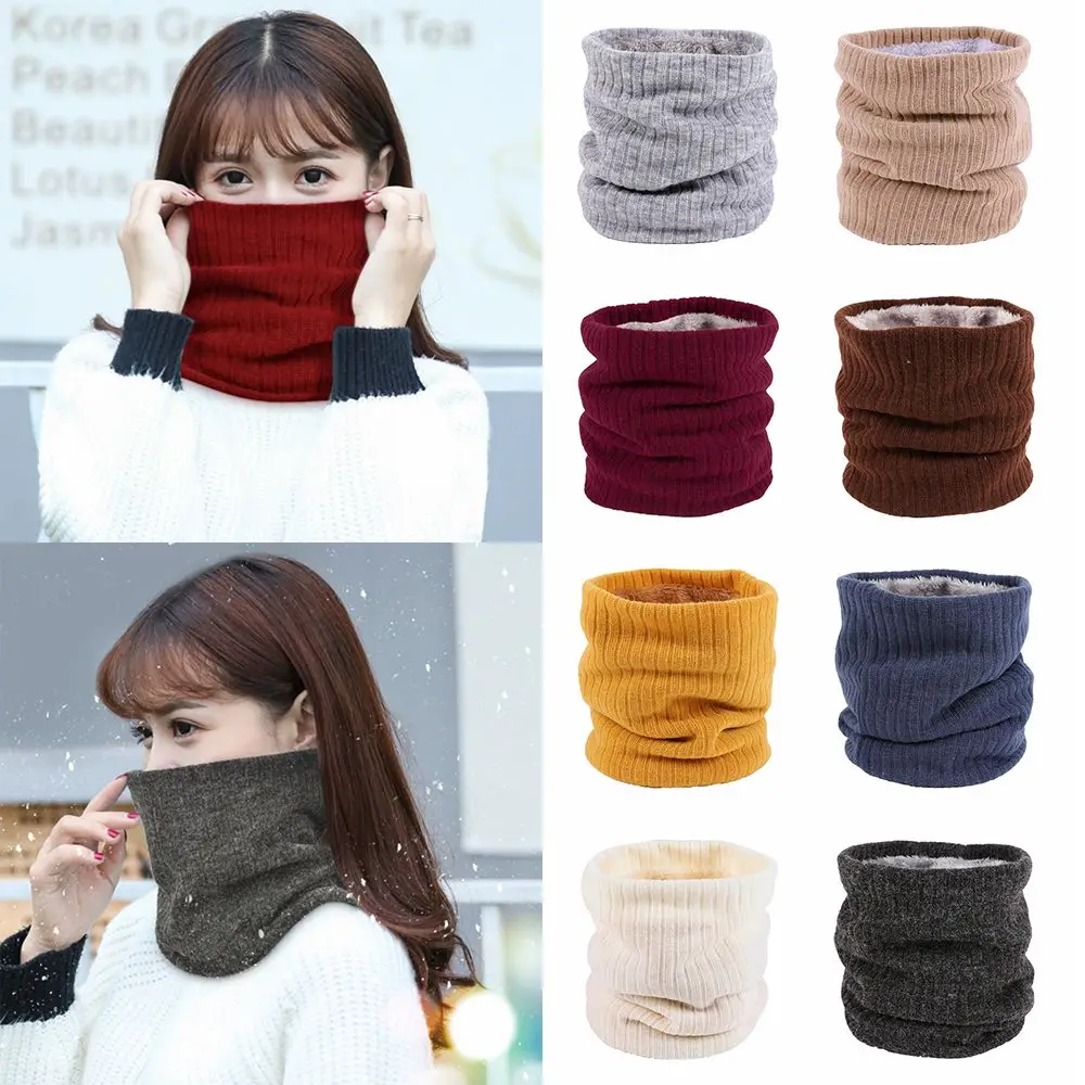 2021 Soft Unisex Knitted Windproof Thick Collar Scarf Winter Neck Gaiter Circle Loop Scarves Neck Warmer Fleece Lined Scarf
2021 Soft Unisex Knitted Windproof Thick Collar Scarf Winter Neck Gaiter Circle Loop Scarves Neck Warmer Fleece Lined Scarf