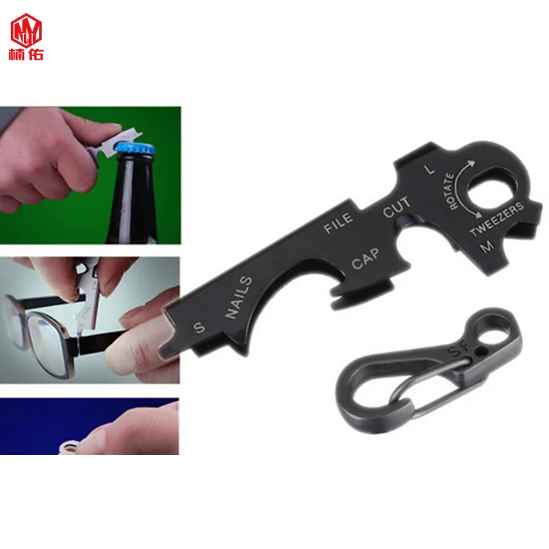 2PCS Stainless Steel 8-In-1 Multi-Function Tool Outdoor Equipment Carabiner Outdoor Key Storage Clip
2PCS Stainless Steel 8-In-1 Multi-Function Tool Outdoor Equipment Carabiner Outdoor Key Storage Clip