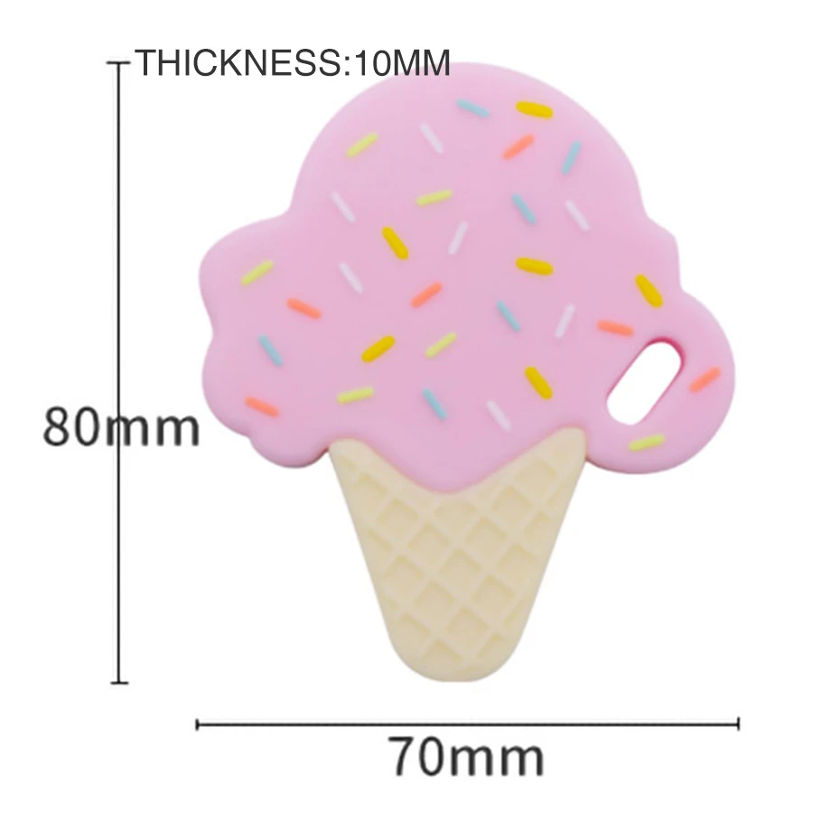 Itymama 10pc Ice Cream Silicone Teether Infant baby teething toys for newborns DIY Stroller Accessories baby teether BPA free
Itymama 10pc Ice Cream Silicone Teether Infant baby teething toys for newborns DIY Stroller Accessories baby teether BPA free