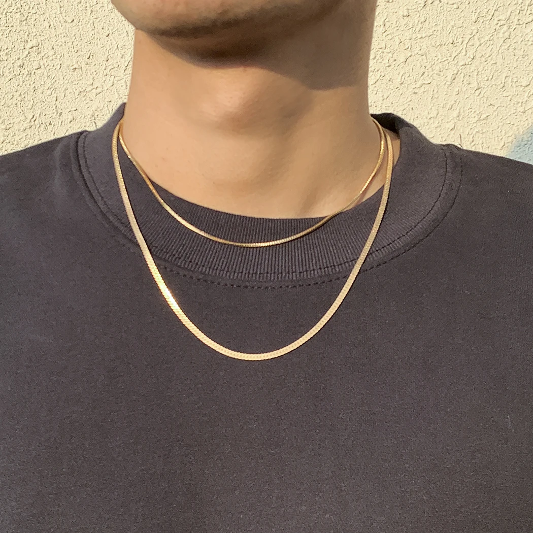 Ingemark Hot Fashion Unisex Snake Bone Chain Necklace for Women INS Retro Stacking Gold Color Couple Goth Collier Femal Jewelry
Ingemark Hot Fashion Unisex Snake Bone Chain Necklace for Women INS Retro Stacking Gold Color Couple Goth Collier Femal Jewelry