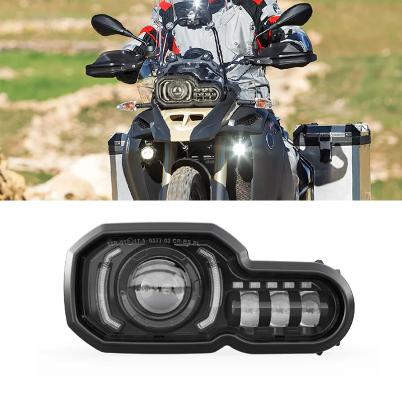 Фара мотоциклетная дальнего/ближнего света с ДХО для BMW F650GS/F700GS/F800GS
Фара мотоциклетная дальнего/ближнего света с ДХО для BMW F650GS/F700GS/F800GS
