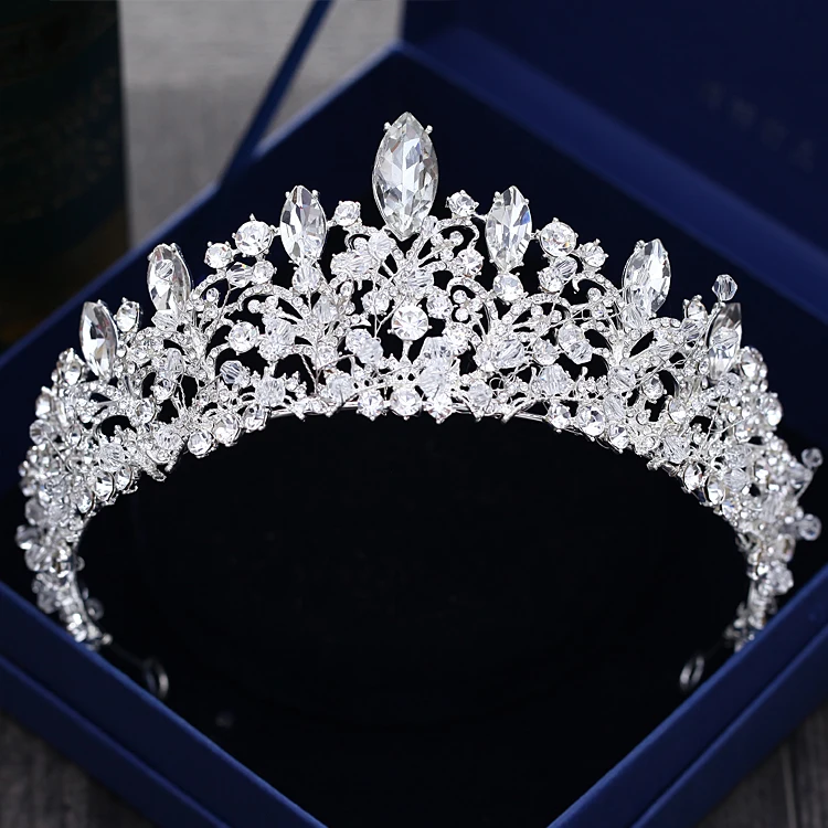 Diverse Silver Color Gold Crystal Crowns Bride tiara Fashion Queen For Wedding Crown Headpiece Wedding Hair Jewelry Accessories
Diverse Silver Color Gold Crystal Crowns Bride tiara Fashion Queen For Wedding Crown Headpiece Wedding Hair Jewelry Accessories