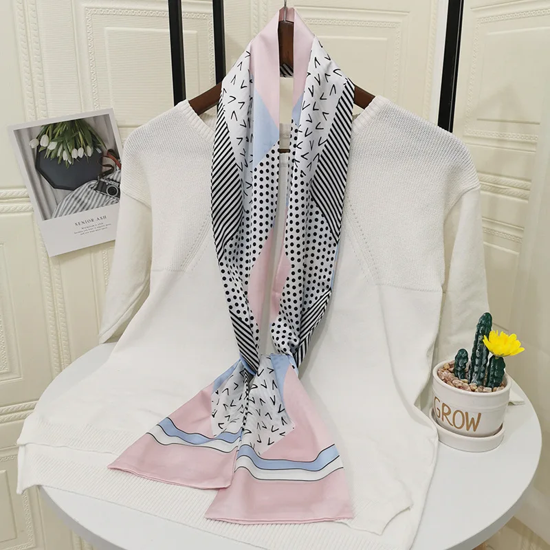 Silk Scarf Women Shawls Wraps Fashion Small Hair Neck Hijabs Foulard Scarves Female Lady bufanda seda mujer echarpe ete soie
Silk Scarf Women Shawls Wraps Fashion Small Hair Neck Hijabs Foulard Scarves Female Lady bufanda seda mujer echarpe ete soie