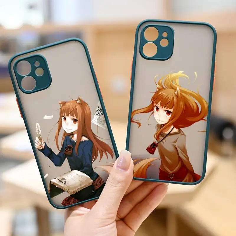 Spice and Wolf animation Phone Case matte transparent For iphone 7 8 11 12 plus mini x xs xr pro max cover
Spice and Wolf animation Phone Case matte transparent For iphone 7 8 11 12 plus mini x xs xr pro max cover