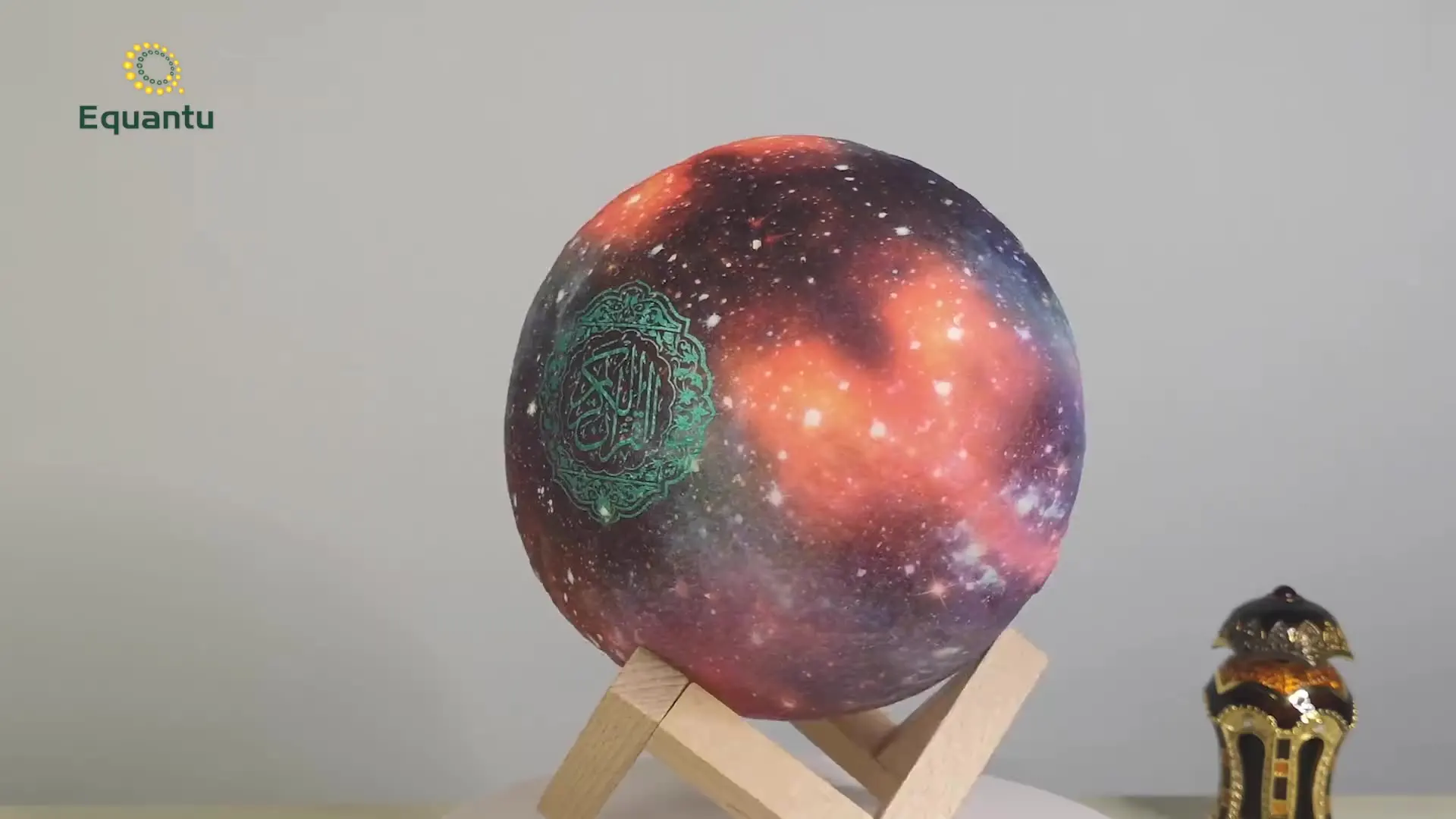 Equantu Islamic Muslim Gift Abs Material remote control QB512 galaxy Moon Lamp Quran Player
Equantu Islamic Muslim Gift Abs Material remote control QB512 galaxy Moon Lamp Quran Player
