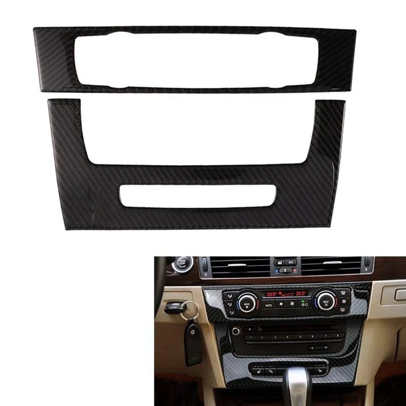 Car Carbon Fiber Central Control CD Air Conditioning Panel Trim Cover for BMW- Old 3 Series E90 E92 E93 2005-2012
Car Carbon Fiber Central Control CD Air Conditioning Panel Trim Cover for BMW- Old 3 Series E90 E92 E93 2005-2012