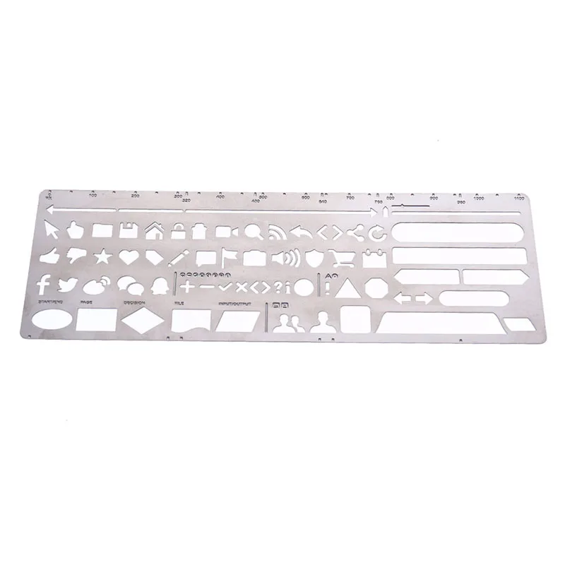 Multifunctional Stainless Steel Hollow Ruler Cat Geometric Figure Drawing Stencils Templates Metal Ruler Diy Tool Diary Template
Multifunctional Stainless Steel Hollow Ruler Cat Geometric Figure Drawing Stencils Templates Metal Ruler Diy Tool Diary Template