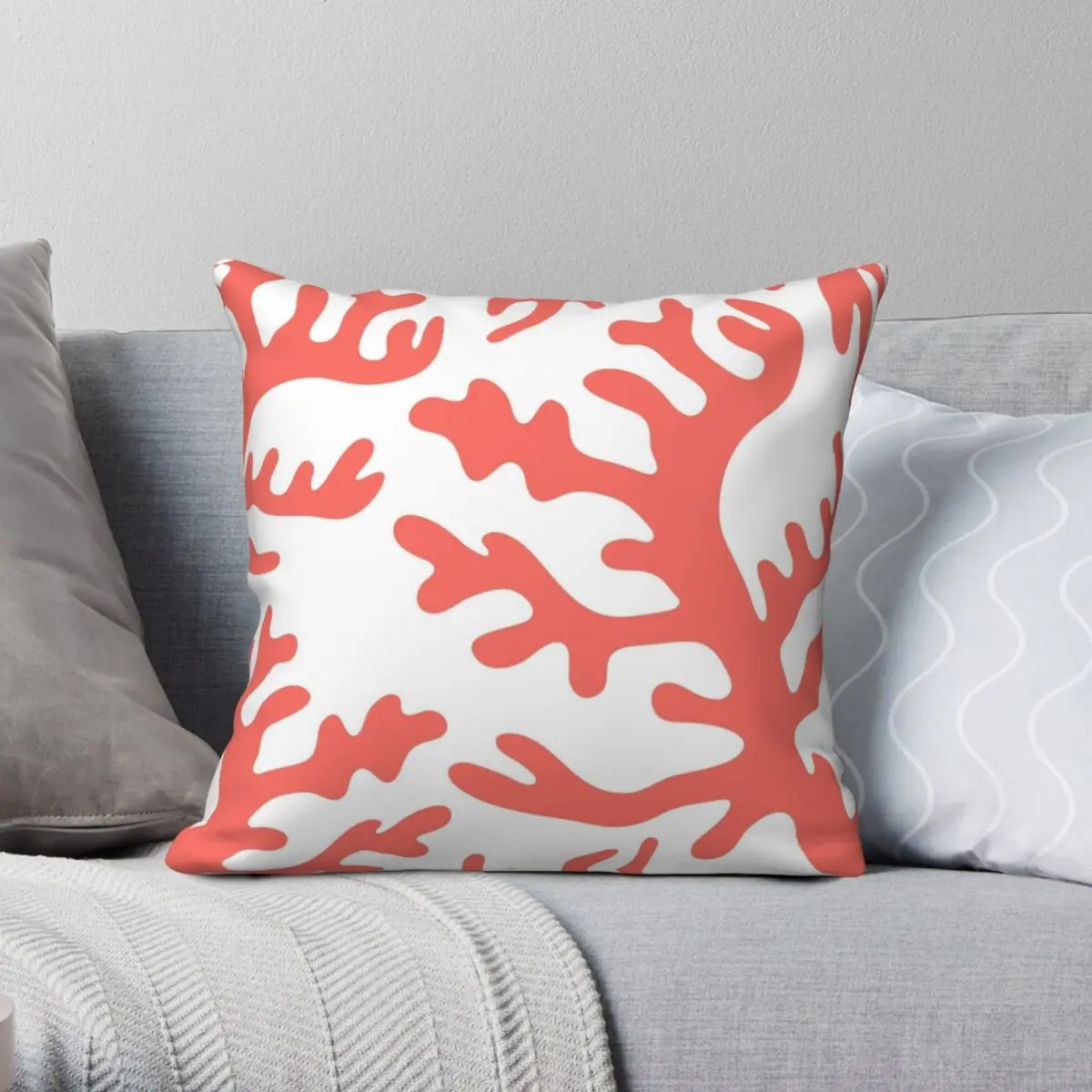 LIVING CORAL Square Pillowcase Polyester Linen Velvet Creative Zip Decor Home Cushion Cover 18"
LIVING CORAL Square Pillowcase Polyester Linen Velvet Creative Zip Decor Home Cushion Cover 18"