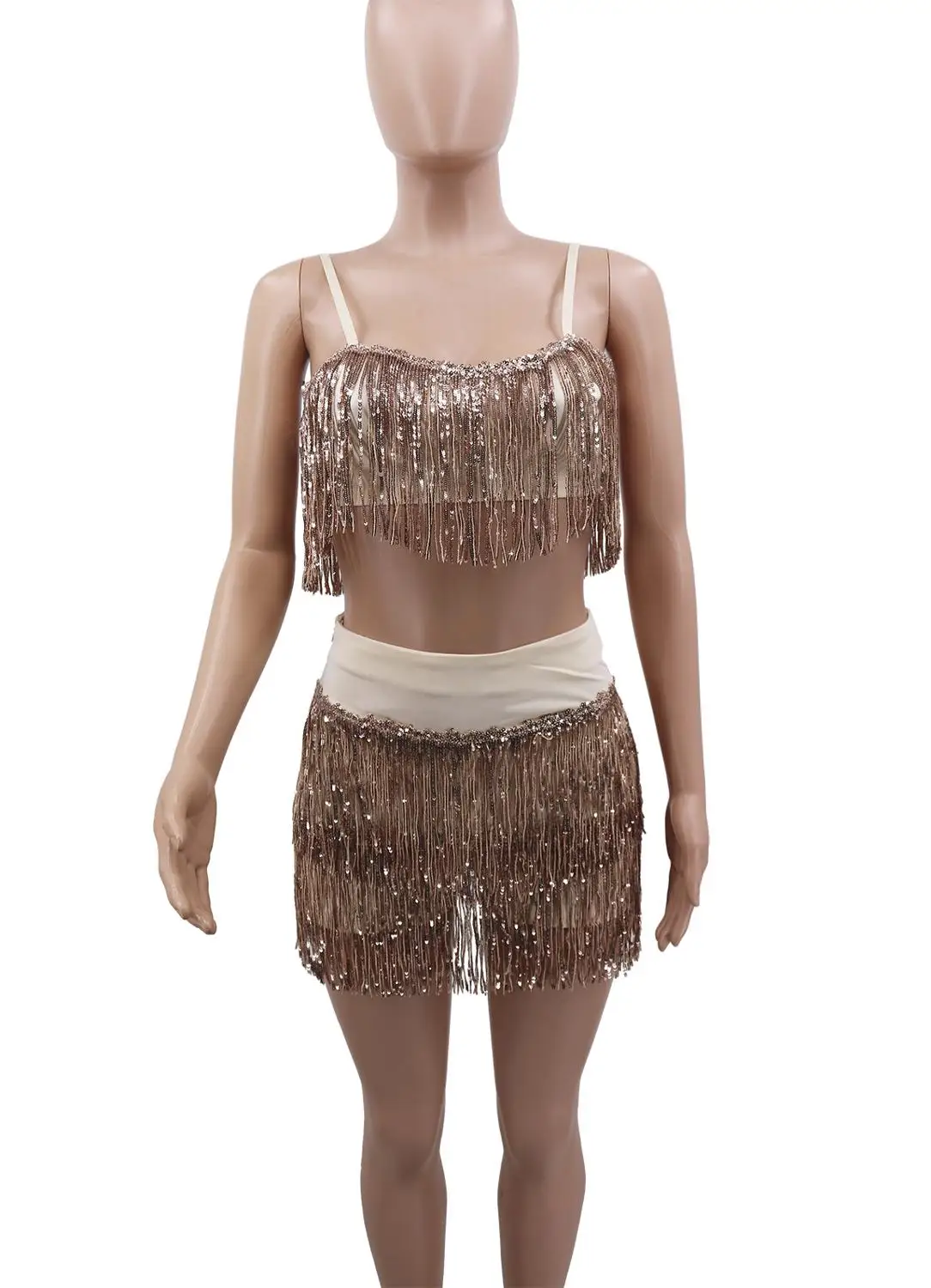 Beaded Tassel Sexy Two Piece Shorts Suits Spaghetti Strap Crop Top+Shorts Sequin Plus Size Sets Women Fringed Club Sexy Outfits
Beaded Tassel Sexy Two Piece Shorts Suits Spaghetti Strap Crop Top+Shorts Sequin Plus Size Sets Women Fringed Club Sexy Outfits