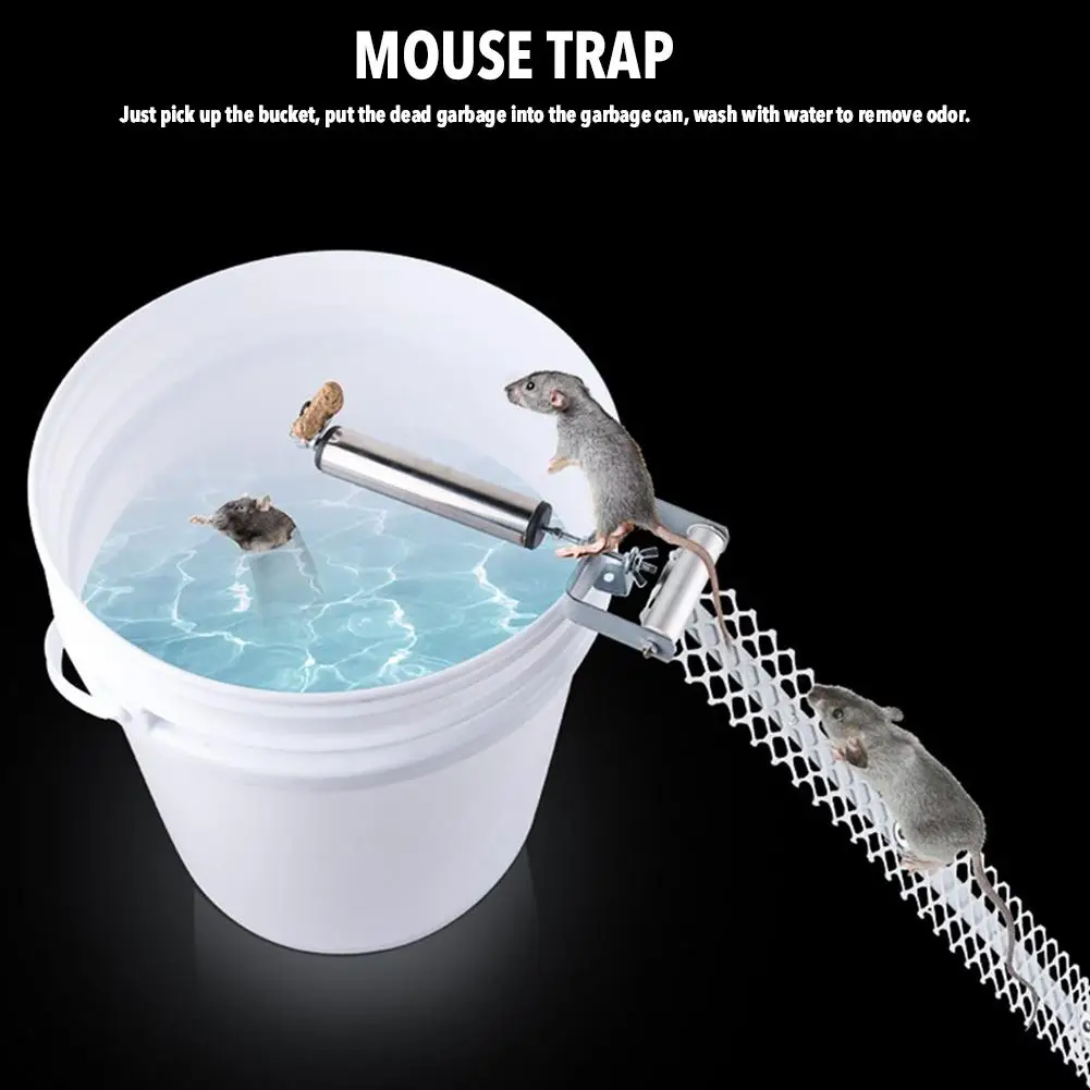 Upgraded Auto Mice Traps Stainless Steel Rolling Stick Mouse Trap Mice Control Rodent Bait Killer Rat Catcher Mousetrap
Upgraded Auto Mice Traps Stainless Steel Rolling Stick Mouse Trap Mice Control Rodent Bait Killer Rat Catcher Mousetrap