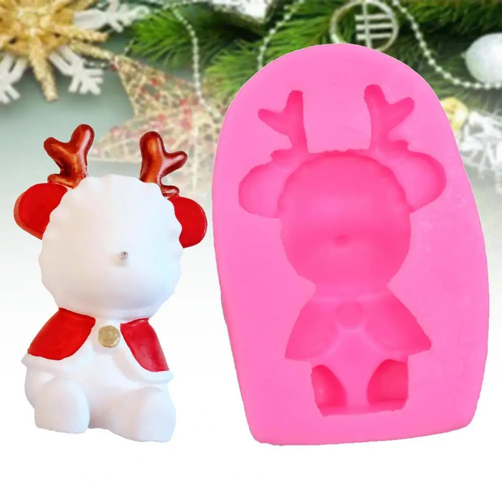 Elk Shape Christmas Cake Mold High Temperature Resistant Silicone Candy Making Baking Mold Cake Decorating Tool
Elk Shape Christmas Cake Mold High Temperature Resistant Silicone Candy Making Baking Mold Cake Decorating Tool