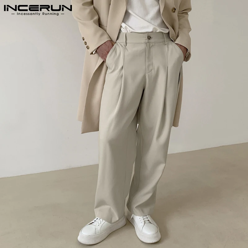 Fashion Solid Color Men Straight Pants Joggers Streetwear Pockets Trousers 2021 With Belt Casual Pantalones Hombre INCERUN 7
Fashion Solid Color Men Straight Pants Joggers Streetwear Pockets Trousers 2021 With Belt Casual Pantalones Hombre INCERUN 7
