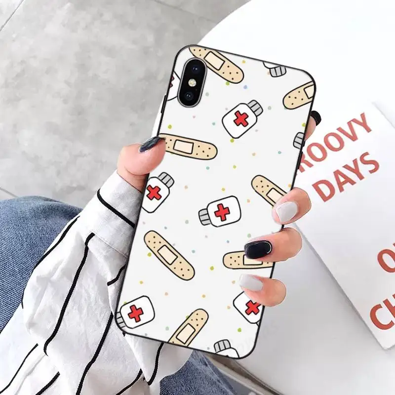 Cartoon Medicine Doctor Nurse Phone Case for iPhone 11 12 pro XS MAX 8 7 6 6S Plus X 5S SE 2020 XR mini
Cartoon Medicine Doctor Nurse Phone Case for iPhone 11 12 pro XS MAX 8 7 6 6S Plus X 5S SE 2020 XR mini