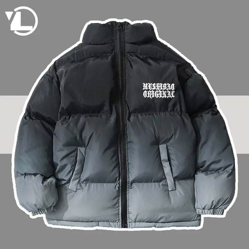Winter Gradient Padded Jacket Men Fashion Casual Warm Parkas Women Hip Hop Streetwear School Outerwear Thicken Windproof Coat
Winter Gradient Padded Jacket Men Fashion Casual Warm Parkas Women Hip Hop Streetwear School Outerwear Thicken Windproof Coat