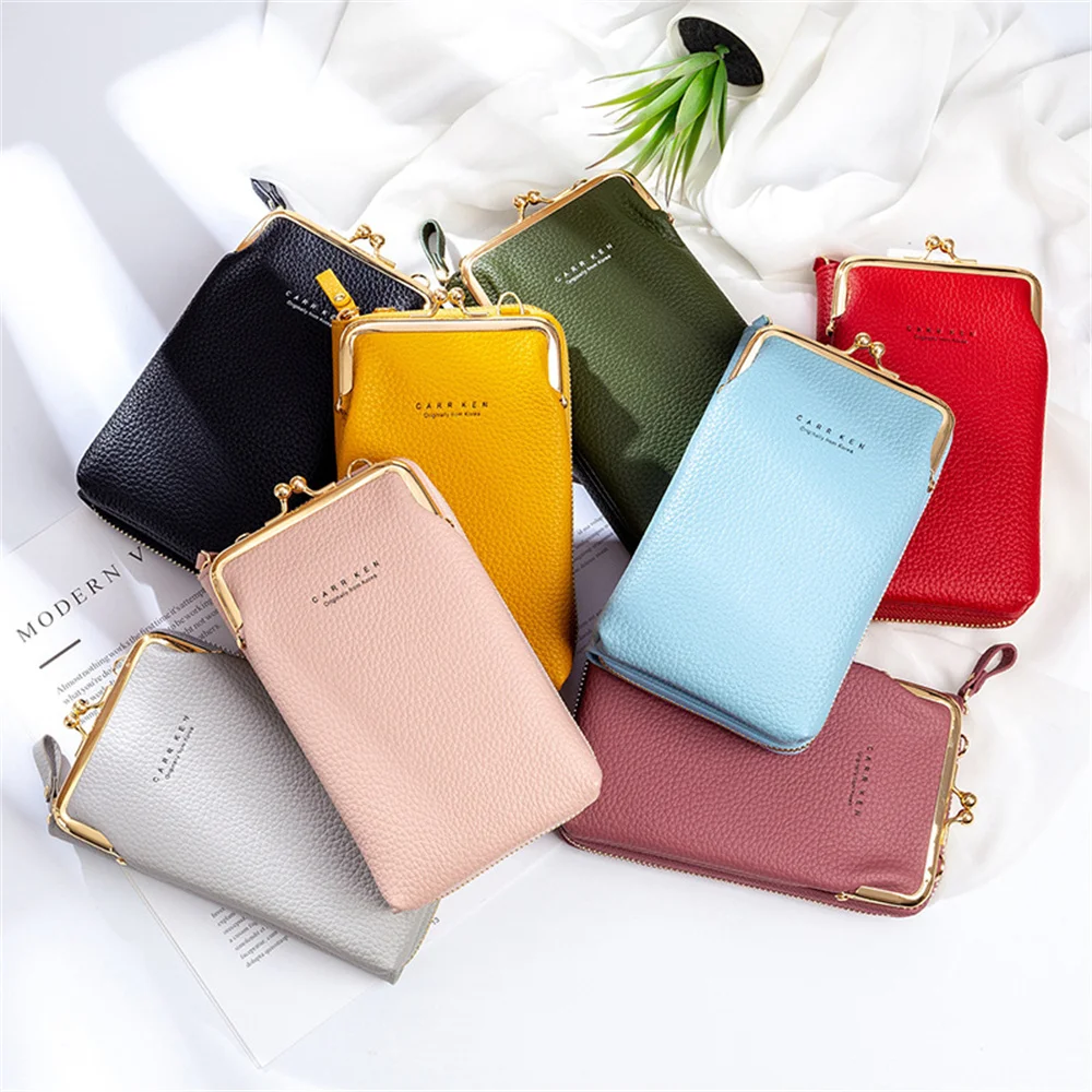 Leather Pu Moblie Phone Case Universal Solid Color Phone Bag For Female Lightweight Women Cross Trendy Card Coin Purse Bag
Leather Pu Moblie Phone Case Universal Solid Color Phone Bag For Female Lightweight Women Cross Trendy Card Coin Purse Bag