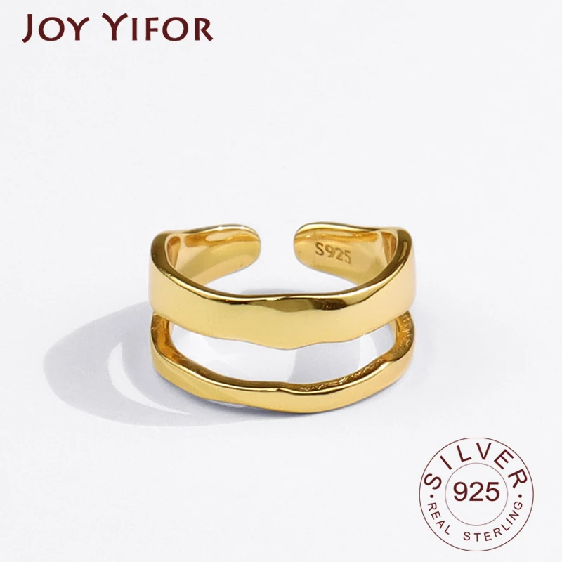 925 Sterling Silver Rings for Women Double Lines Vintage Wedding Trendy Jewelry Large Adjustable Antique Rings Anillos
925 Sterling Silver Rings for Women Double Lines Vintage Wedding Trendy Jewelry Large Adjustable Antique Rings Anillos