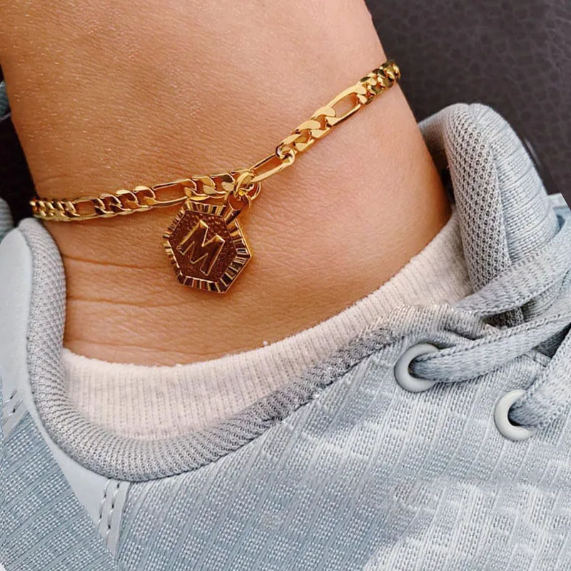 Leg Bracelets For Women Foot Jewelry Hexagon Alphabet Feet Chain Friendship Gifts Initial Anklet
Leg Bracelets For Women Foot Jewelry Hexagon Alphabet Feet Chain Friendship Gifts Initial Anklet