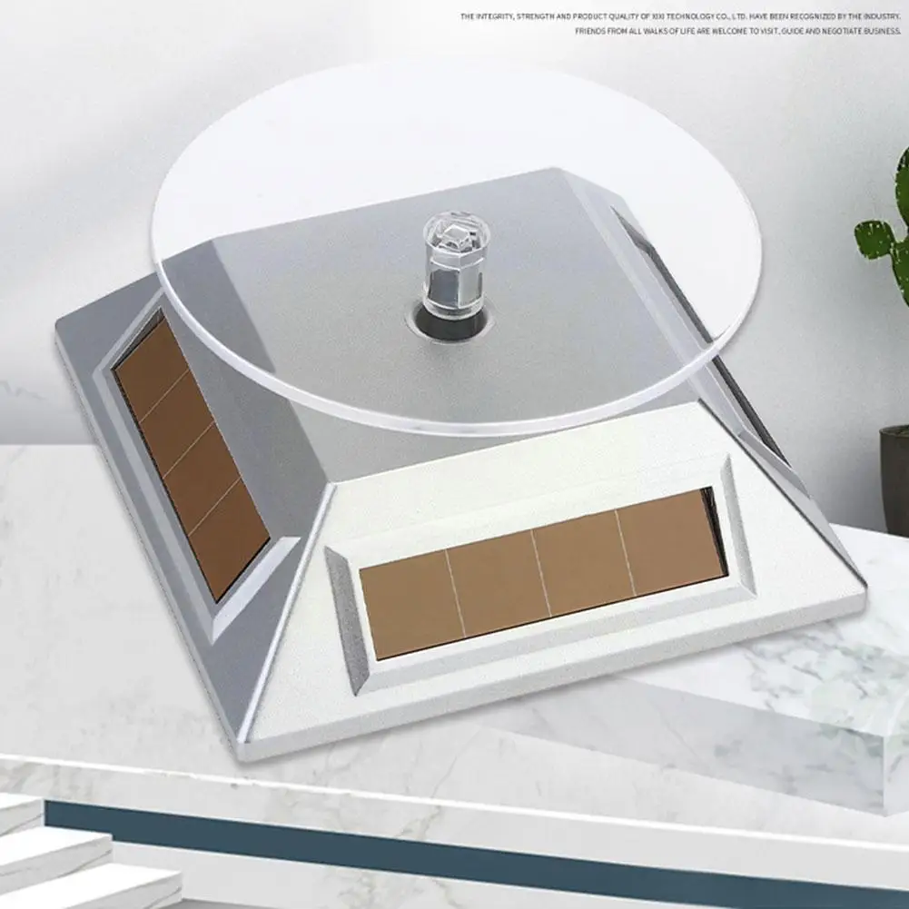 LED Color Change 360 Degree Solar Showcase Turntable Display Watch Case Gold/Silver/White/Black Jewelry Rotating Stand Disp X5S4
LED Color Change 360 Degree Solar Showcase Turntable Display Watch Case Gold/Silver/White/Black Jewelry Rotating Stand Disp X5S4