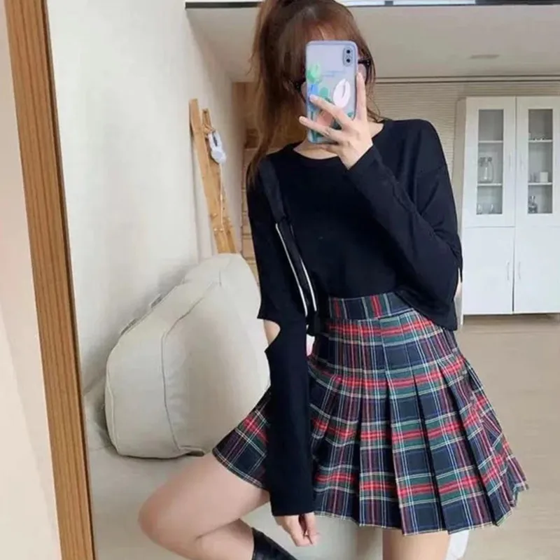 Women's Pleated Plaid Skirts High Waisted Tennis School A-Line Skirt With Shorts
Women's Pleated Plaid Skirts High Waisted Tennis School A-Line Skirt With Shorts