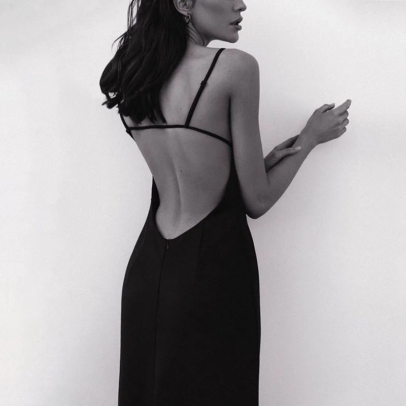 Women Maxi Dress Bodycon Sexy Spaghetti Strap Backless Long Dress Summer Casual Beachwear Vintage Dresses Vestidos Streetwear
Women Maxi Dress Bodycon Sexy Spaghetti Strap Backless Long Dress Summer Casual Beachwear Vintage Dresses Vestidos Streetwear