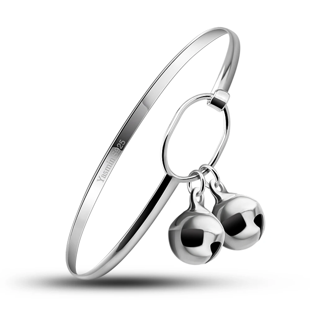 New Fashion Silver 925 Simple Bells Bracelet For Women Popular Jewelry Romantic Sweet Bracelet For Girls
New Fashion Silver 925 Simple Bells Bracelet For Women Popular Jewelry Romantic Sweet Bracelet For Girls