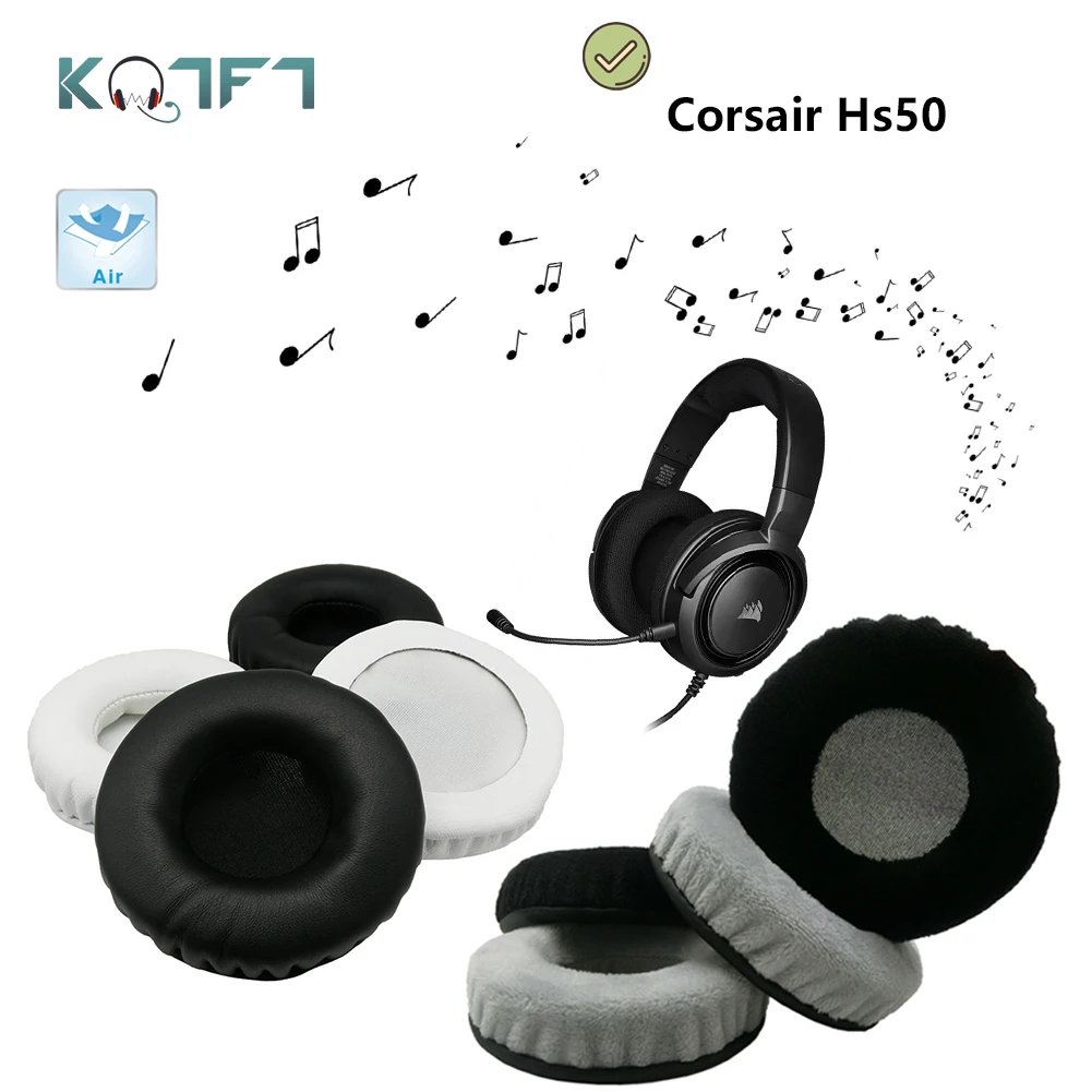 KQTFT flannel 1 Pair of Replacement Ear Pads for Corsair Hs50 Headset EarPads Earmuff Cover Cushion Cups
KQTFT flannel 1 Pair of Replacement Ear Pads for Corsair Hs50 Headset EarPads Earmuff Cover Cushion Cups