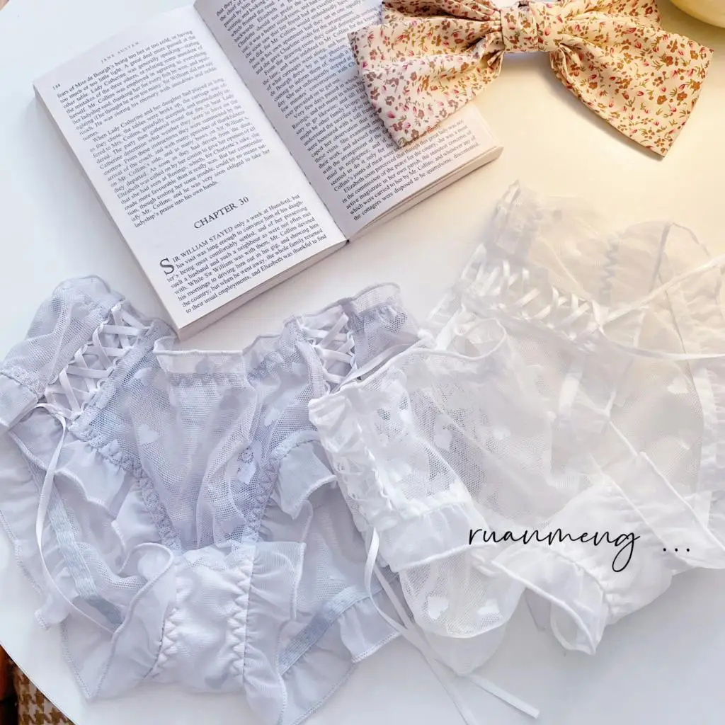 Новое Женское нижнее белье в японском стиле, привлекательные Симпатичные прозрачные хлопковые трусики со средней талией и лентой с принтом...
Новое Женское нижнее белье в японском стиле, привлекательные Симпатичные прозрачные хлопковые трусики со средней талией и лентой с принтом...