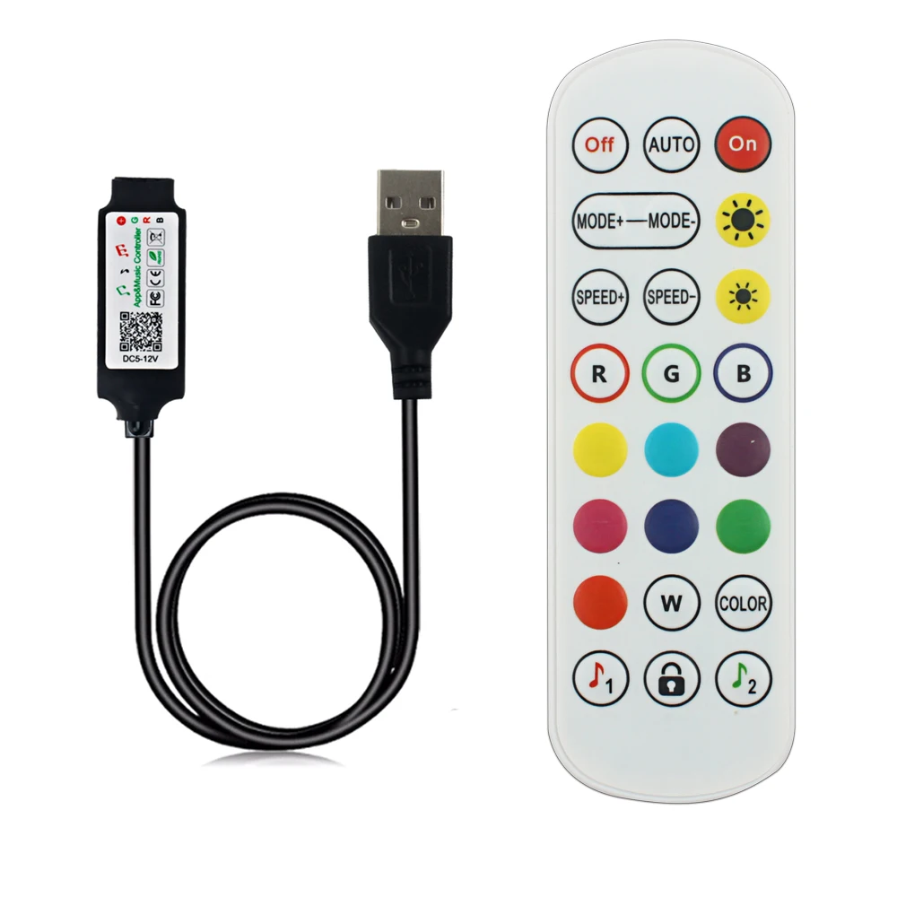 DC5-12V LED RGB Controller Bluetooth Dimmer Magic Home Bluebooth Power Remote For TV Backlight LED Strip RGB Dimmer Controller
DC5-12V LED RGB Controller Bluetooth Dimmer Magic Home Bluebooth Power Remote For TV Backlight LED Strip RGB Dimmer Controller