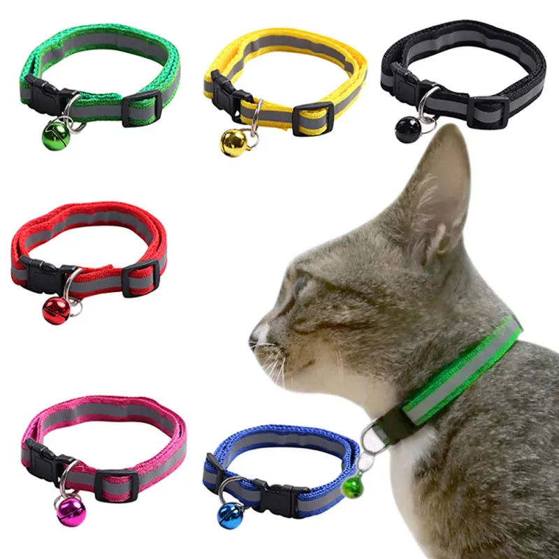 Pet Dog Cat Collar Nylon Reflective Buckle Collar with Bell for Small Dogs Kittens Pet Safe Travel Fashion Pet Dog Supplies
Pet Dog Cat Collar Nylon Reflective Buckle Collar with Bell for Small Dogs Kittens Pet Safe Travel Fashion Pet Dog Supplies