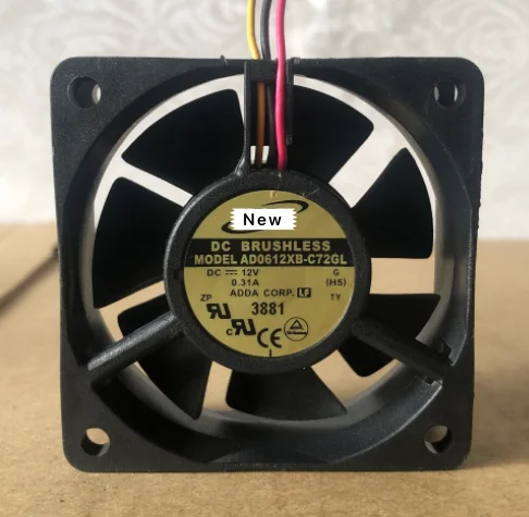 Для ADDA AD0612XB C72GL DC 12V 0.31A 60x60x20 мм Сервер вентилятор охлаждения|Пульты ДУ| |