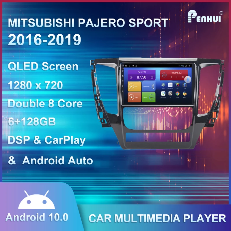 Car DVD For MITSUBISHI PAJERO SPORT 2016-2019 Car Radio Multimedia Video Player Navigation GPS Android10.0 Double Din
Car DVD For MITSUBISHI PAJERO SPORT 2016-2019 Car Radio Multimedia Video Player Navigation GPS Android10.0 Double Din