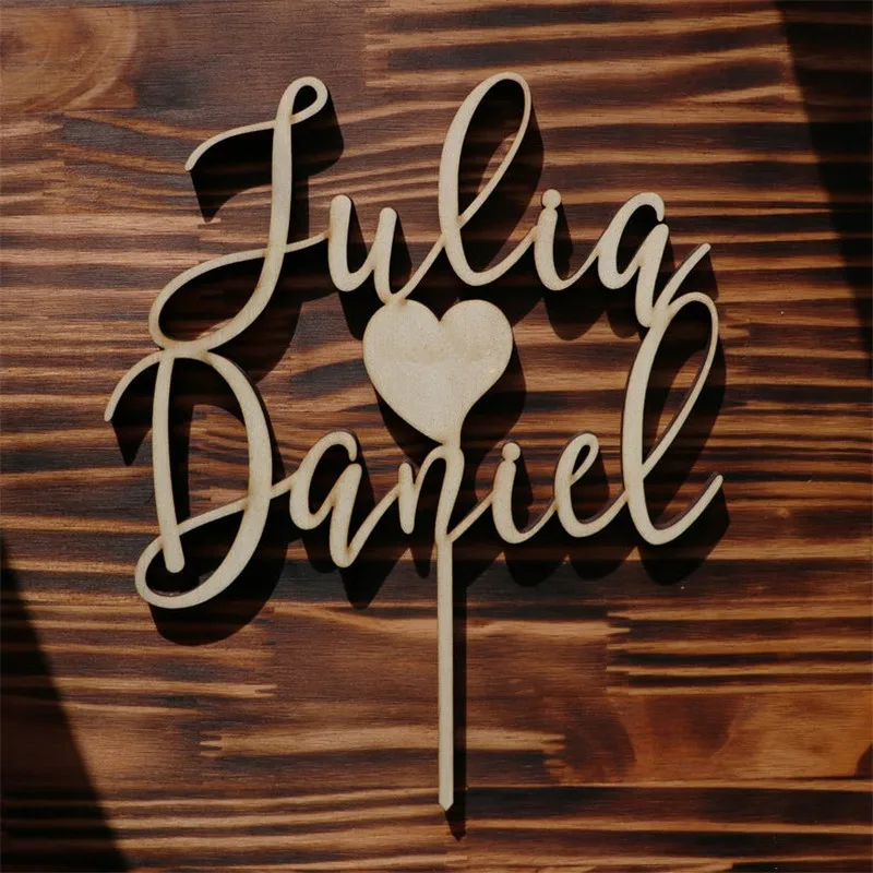 Personalized Rustic Wedding Cake Topper Custom Bride and Groom Name with Date Wooden Cake Topper for country wedding decoration
Personalized Rustic Wedding Cake Topper Custom Bride and Groom Name with Date Wooden Cake Topper for country wedding decoration