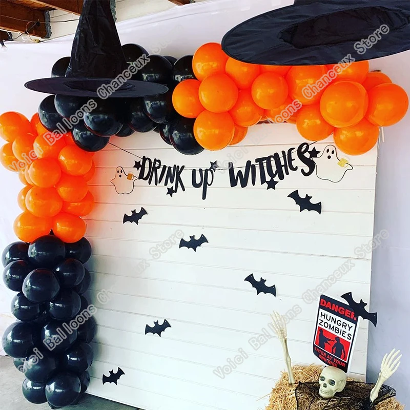80PCS Halloween Balloon Decor Black and Orange Party Decoration Valentines Bridal Shower Birthday Arch Balloons Home Decoration
80PCS Halloween Balloon Decor Black and Orange Party Decoration Valentines Bridal Shower Birthday Arch Balloons Home Decoration