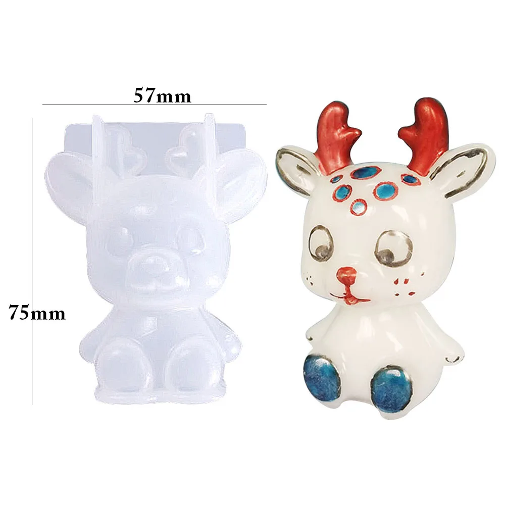 Silicone Resin Molds DIY Craft Fawn Shape Epoxy UV Resin DIY Mold For Craft DIY Kids Toys Key Chain
Silicone Resin Molds DIY Craft Fawn Shape Epoxy UV Resin DIY Mold For Craft DIY Kids Toys Key Chain