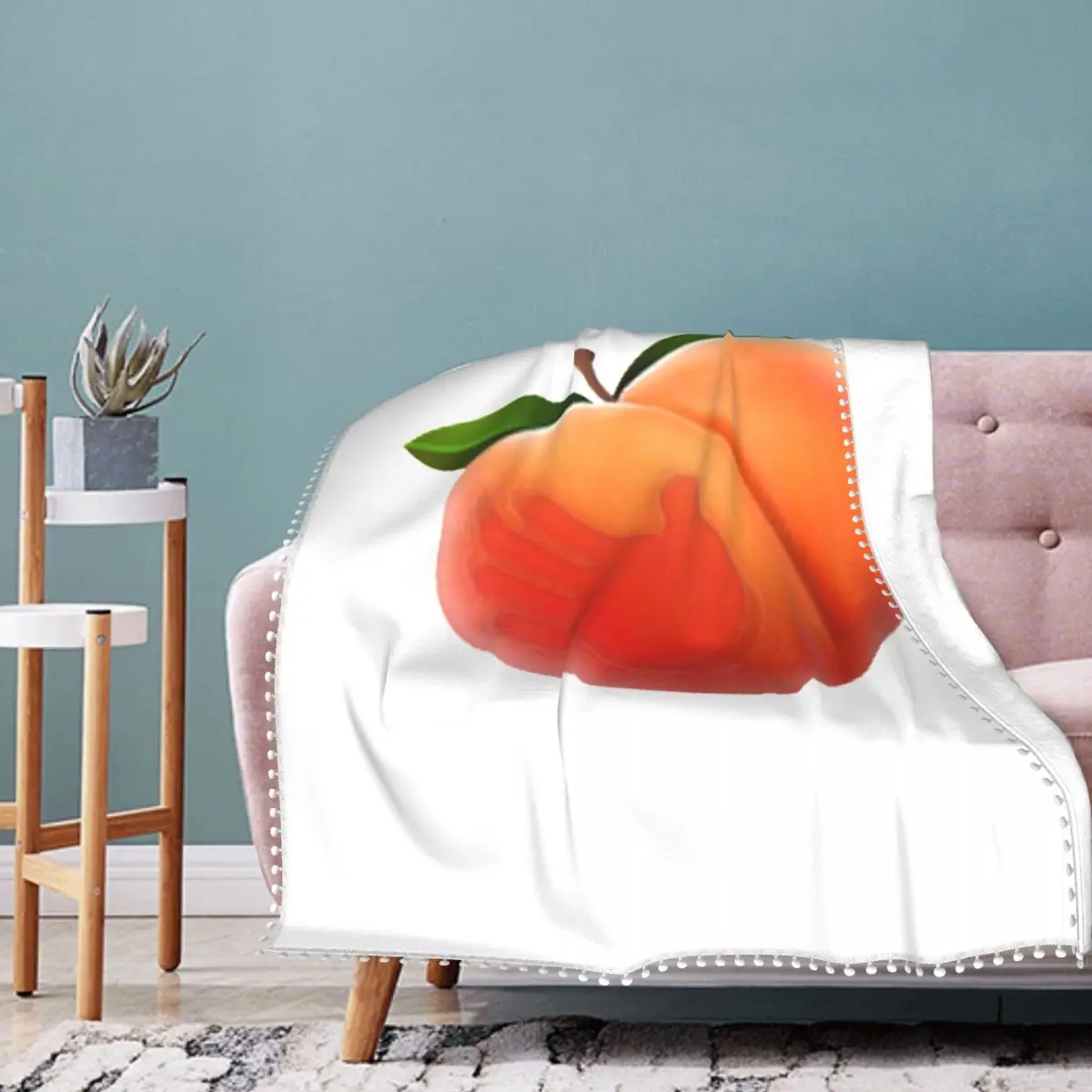 Peachy Blanket Hand Clap Fruits Fleece For Photo Shoot Blanket Soft Cheap Cozy Bedspread
Peachy Blanket Hand Clap Fruits Fleece For Photo Shoot Blanket Soft Cheap Cozy Bedspread
