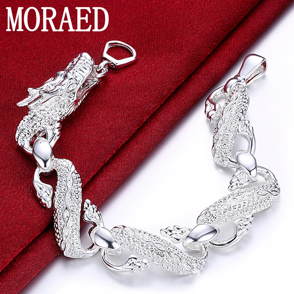 High Quality 925 Sterling Silver White Chinese Dragon Chain Bracelets For Men Fashion Jewelry Pulseira Male
High Quality 925 Sterling Silver White Chinese Dragon Chain Bracelets For Men Fashion Jewelry Pulseira Male
