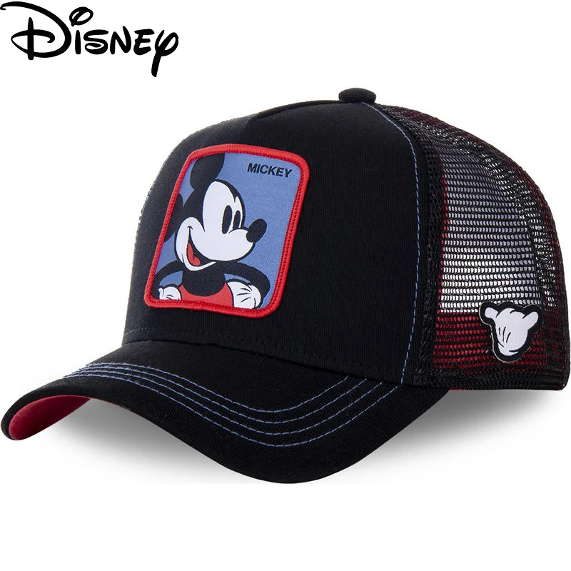 Новая сетчатая шляпа Disney с Микки летняя бейсболка для женщин и мужчин Снэпбэк