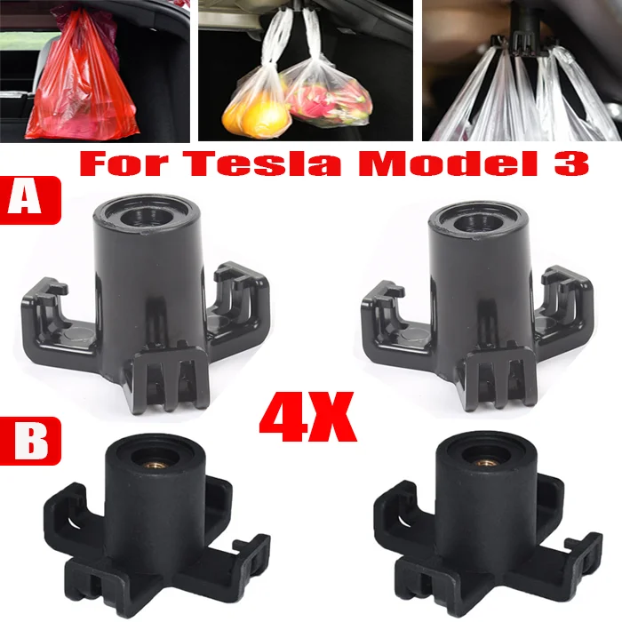 2/4X Rear Trunk Grocery Bag Pendant Hook Organizer for Tesla Model 3 2017-2021 2 Styles Optional
2/4X Rear Trunk Grocery Bag Pendant Hook Organizer for Tesla Model 3 2017-2021 2 Styles Optional