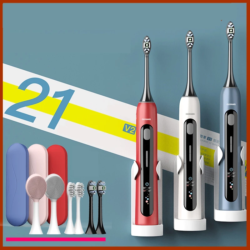Electric Toothbrush USB Rechargeable 3 Modes Ultrasonic Automatic Brush Timer Waterproof Dental Brush Teeth Whitening
Electric Toothbrush USB Rechargeable 3 Modes Ultrasonic Automatic Brush Timer Waterproof Dental Brush Teeth Whitening
