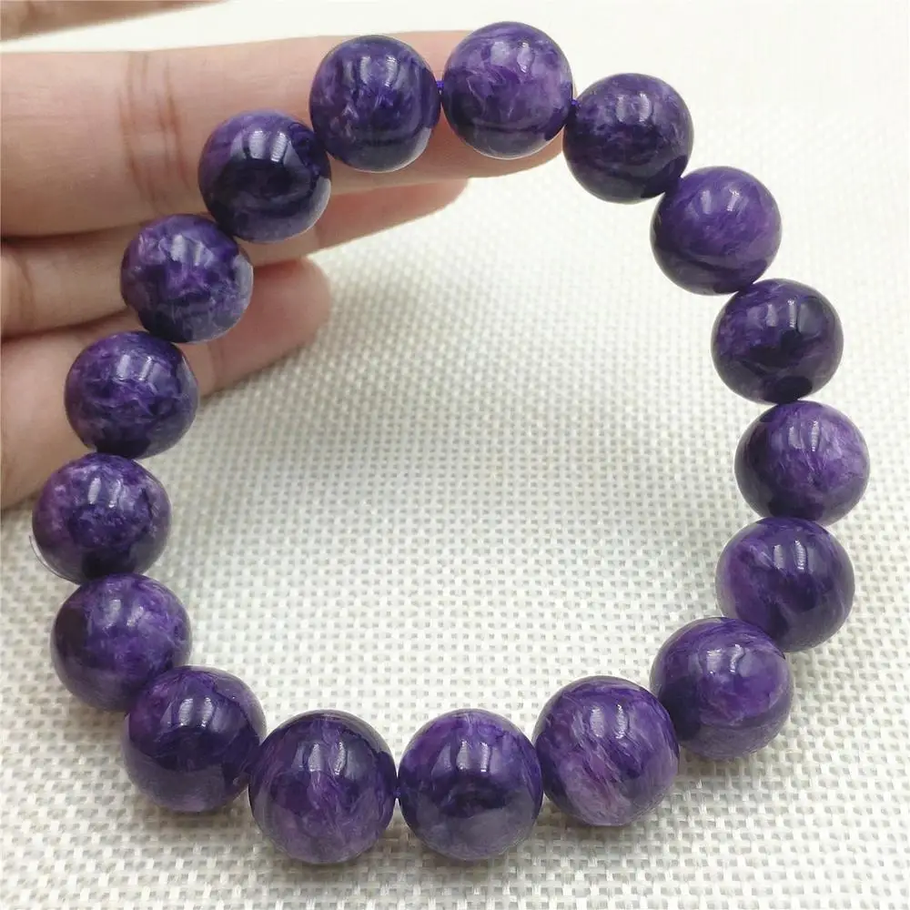 Natural Purple Charoite Bracelet From Russia 13mm Crystal Charm Round Beads From Russia Fashion Stone For Women Men AAAAA
Natural Purple Charoite Bracelet From Russia 13mm Crystal Charm Round Beads From Russia Fashion Stone For Women Men AAAAA