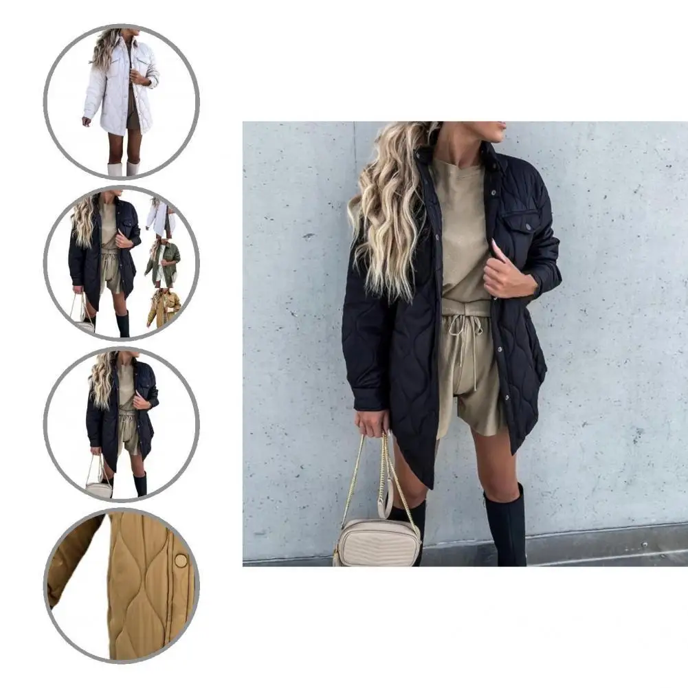 Trendy Women Coat Super Soft Classic Jacket Coat Solid Color Turn Down Collar Coat for Outdoor Women Coat
Trendy Women Coat Super Soft Classic Jacket Coat Solid Color Turn Down Collar Coat for Outdoor Women Coat